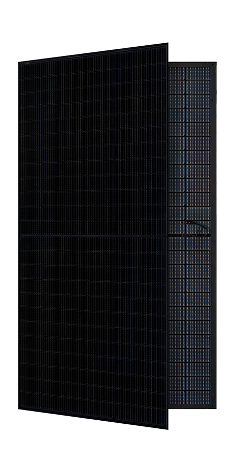 585W 182 Pure Black N-type Bifacial Module